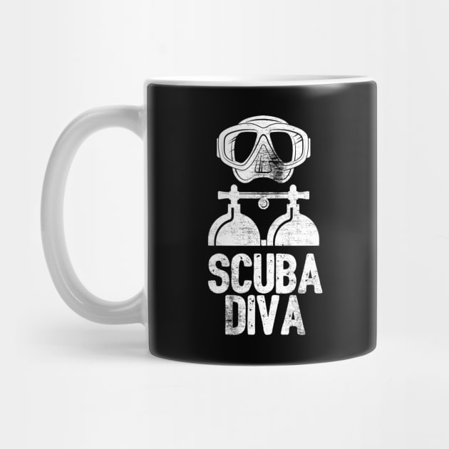 Scuba Diving - Scuba Diva by Kudostees